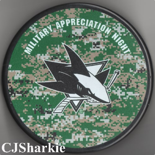 Military Appreciation Night Puck